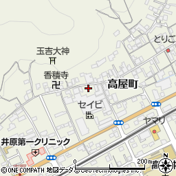 岡山県井原市高屋町938周辺の地図