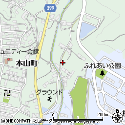広島県府中市本山町125周辺の地図