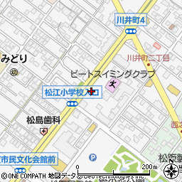 ビート・スイミングクラブ　松阪プール周辺の地図