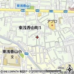 堺市第57ー15号公共緑地周辺の地図