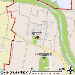 常宝寺周辺の地図