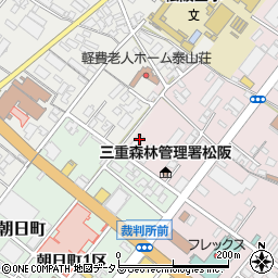 三重県松阪市中央町295-2周辺の地図