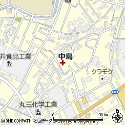 岡山県倉敷市中島1190周辺の地図