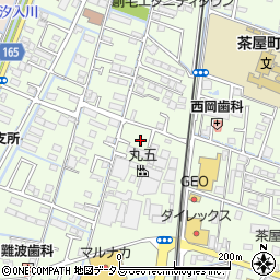 岡山県倉敷市茶屋町1672-7周辺の地図
