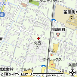 岡山県倉敷市茶屋町1671周辺の地図