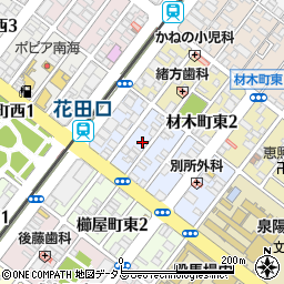 〒590-0943 大阪府堺市堺区車之町東の地図
