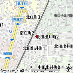 大阪府堺市堺区北田出井町1丁周辺の地図