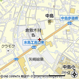 岡山県倉敷市中島998周辺の地図