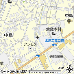 岡山県倉敷市中島1035周辺の地図