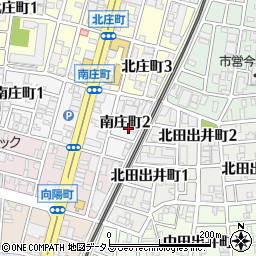 大阪府堺市堺区南庄町2丁4周辺の地図