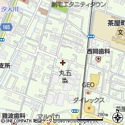 岡山県倉敷市茶屋町1672周辺の地図