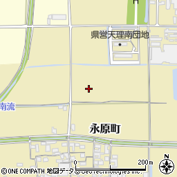 奈良県天理市永原町周辺の地図