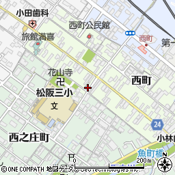 三重県松阪市西町2525周辺の地図