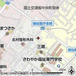 松阪しょうがい者支援センターポケットハウス周辺の地図
