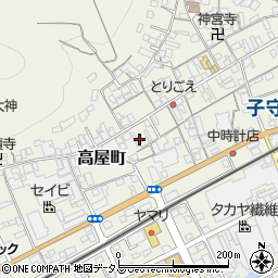岡山県井原市高屋町875周辺の地図