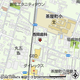 岡山県倉敷市茶屋町1663周辺の地図