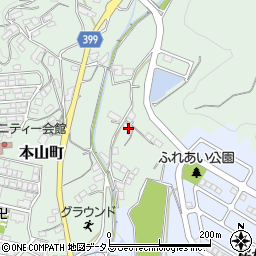 広島県府中市本山町129周辺の地図
