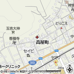 岡山県井原市高屋町907周辺の地図