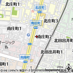 大阪府堺市堺区南庄町2丁2周辺の地図