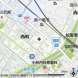 三重県松阪市西町280-2周辺の地図
