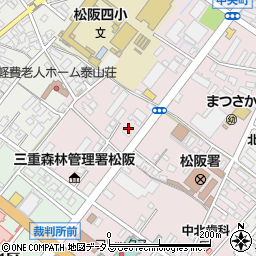三重県松阪市中央町380周辺の地図