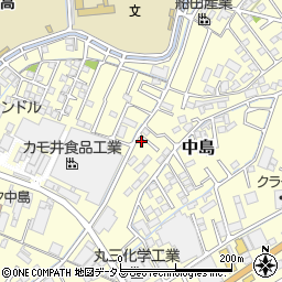 岡山県倉敷市中島1193周辺の地図
