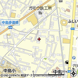 岡山県倉敷市中島745周辺の地図