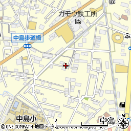 岡山県倉敷市中島929周辺の地図