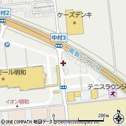 グルメ回転寿司鈴木水産明和店周辺の地図