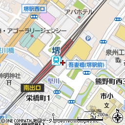 ラーメン 横綱 堺プラットプラット店周辺の地図