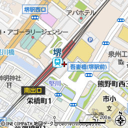 フラワーガーデン大阪周辺の地図