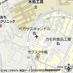岡山県倉敷市中島1125周辺の地図