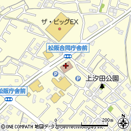 松阪税務署周辺の地図