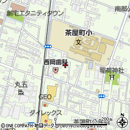 岡山県倉敷市茶屋町1658-11周辺の地図