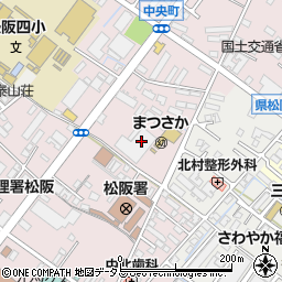 三重県信用漁協連合会　松阪支店周辺の地図