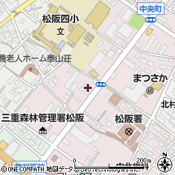 三重県松阪市中央町384周辺の地図