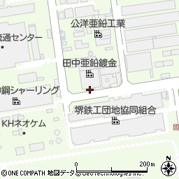 田中亜鉛鍍金株式会社　堺工場周辺の地図