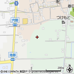 奈良県北葛城郡河合町長楽周辺の地図
