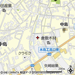 岡山県倉敷市中島1031周辺の地図