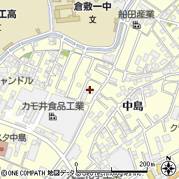 岡山県倉敷市中島1104周辺の地図