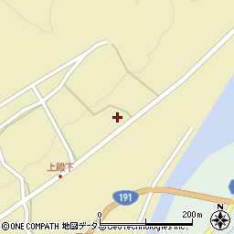 広島県山県郡安芸太田町上殿1651周辺の地図