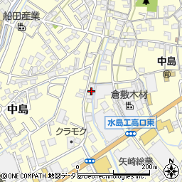 岡山県倉敷市中島1033周辺の地図
