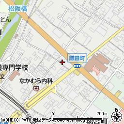 小貞石油株式会社　松阪鎌田店周辺の地図