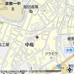 岡山県倉敷市中島1207周辺の地図