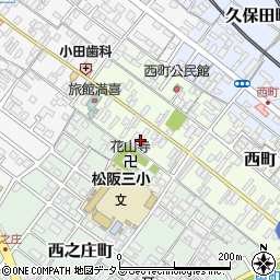 三重県松阪市西町2556周辺の地図