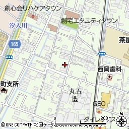 岡山県倉敷市茶屋町1707-2周辺の地図