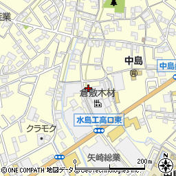 岡山県倉敷市中島1016周辺の地図