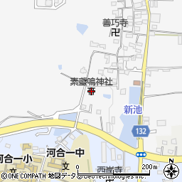 素盞鳴神社周辺の地図