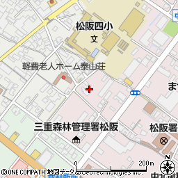 三重県松阪市中央町391周辺の地図