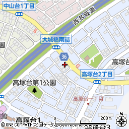 ボナール高塚台Ａ棟周辺の地図